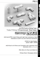CHEMICAL SERIES: ALL PPS PUSH-IN FITTING TYPE TUBE FITTINGS